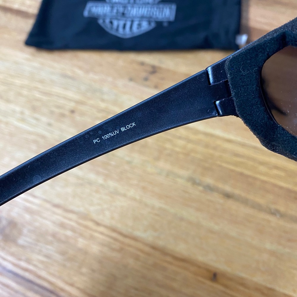Wind Riders Sunglasses Padded Biker Riding Glasses with Harley Davidson pouch - Picture 3 of 6